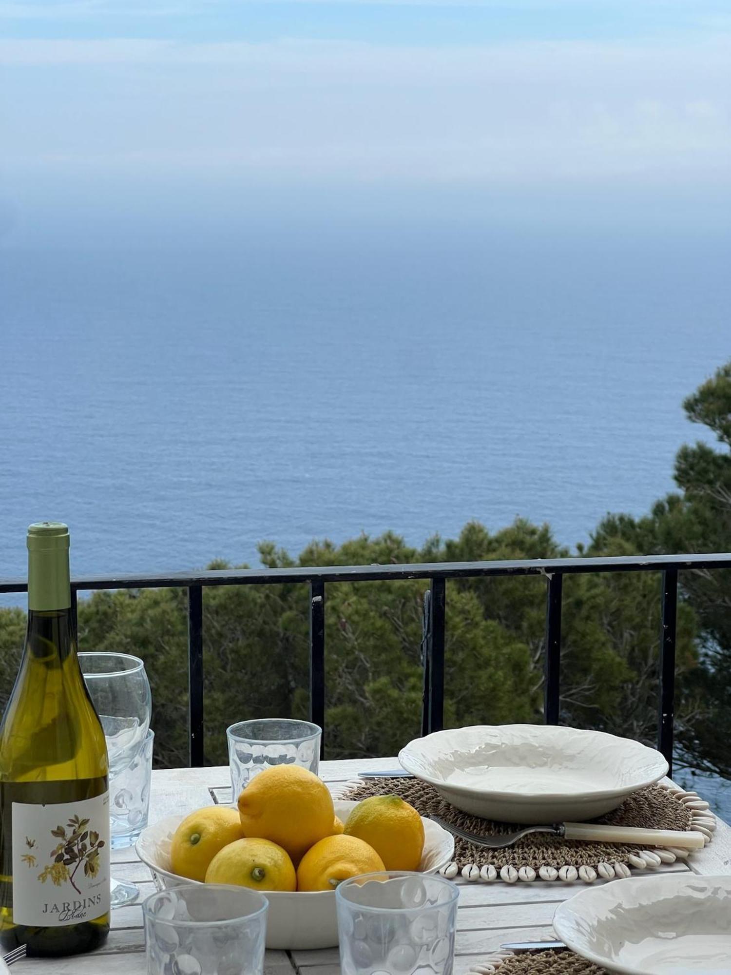 فيلا Casa Blanca De Begur Con Vistas Al Mar Y Piscina المظهر الخارجي الصورة